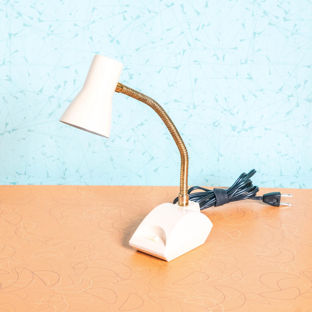 Vintage Japanese Imar Flex Flexible Gooseneck Desk Task Lamp l | Mid Century