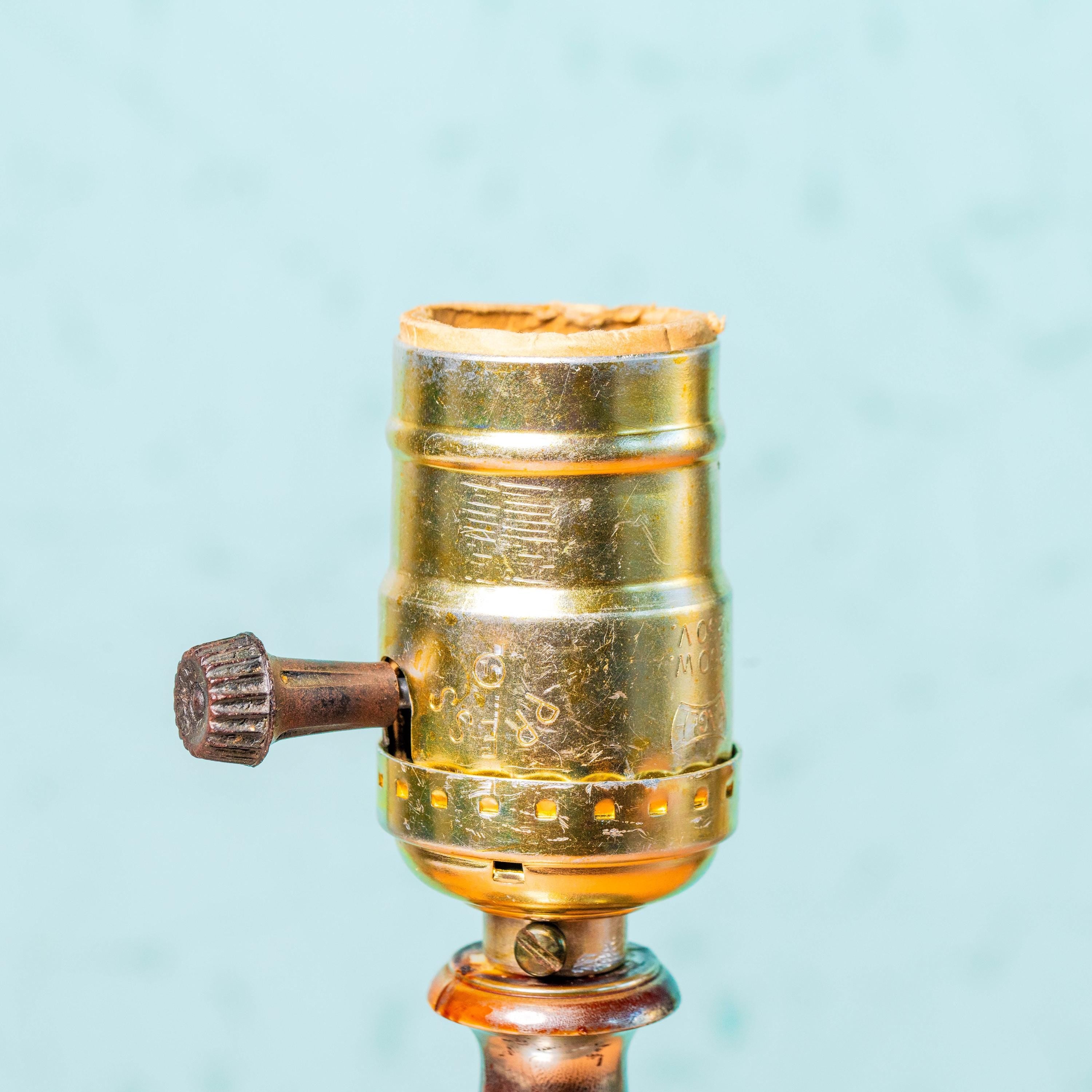 Vintage Red Nautical Maritime Dual-Bulb Lamp | Mid Century