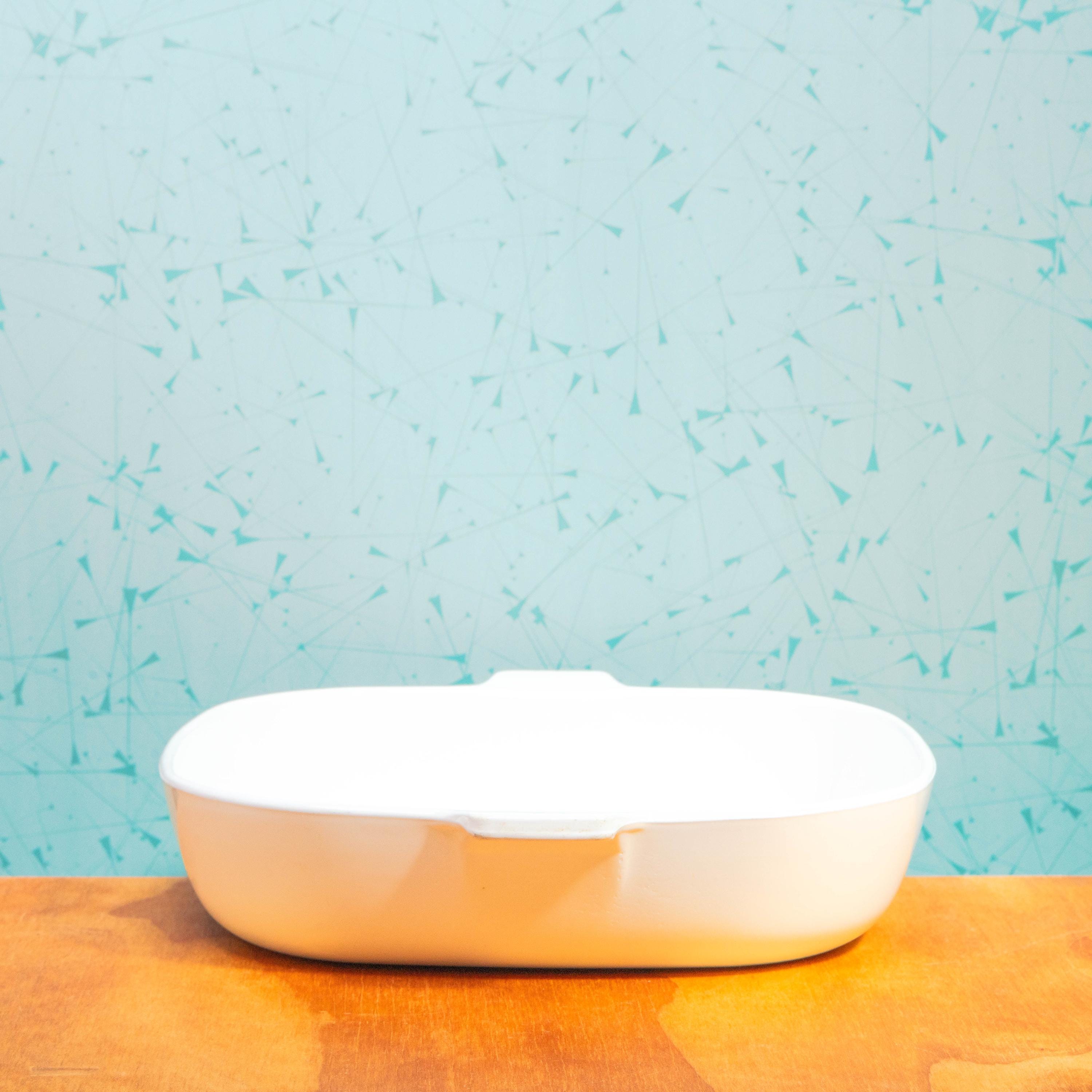 Vintage Corning Ware Blue Cornflower P-10-B 10 Inch Baking Dish | Mid Century Bakeware