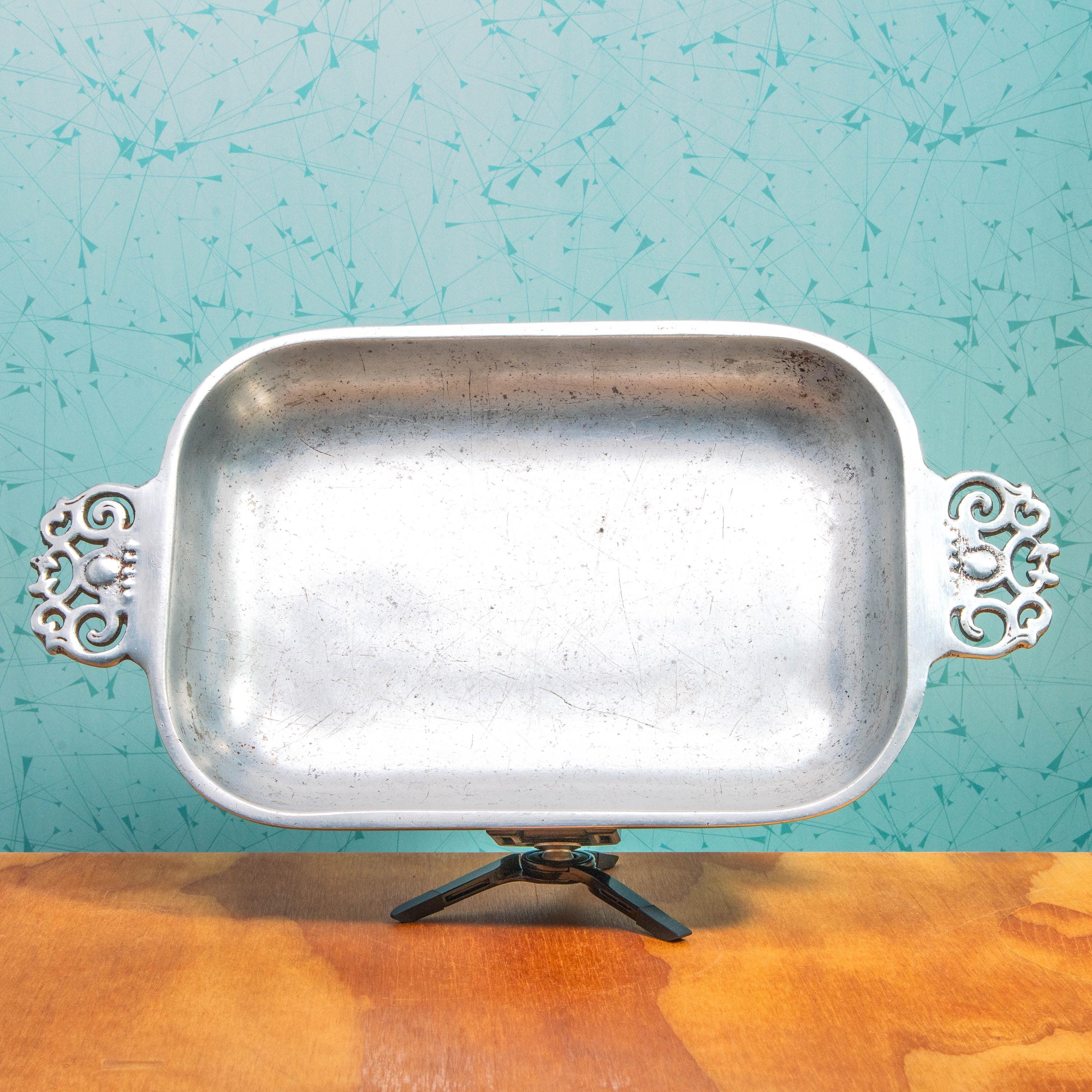Vintage Nambe 210 Metal Alloy Baking Dish | Mid Century Cookware