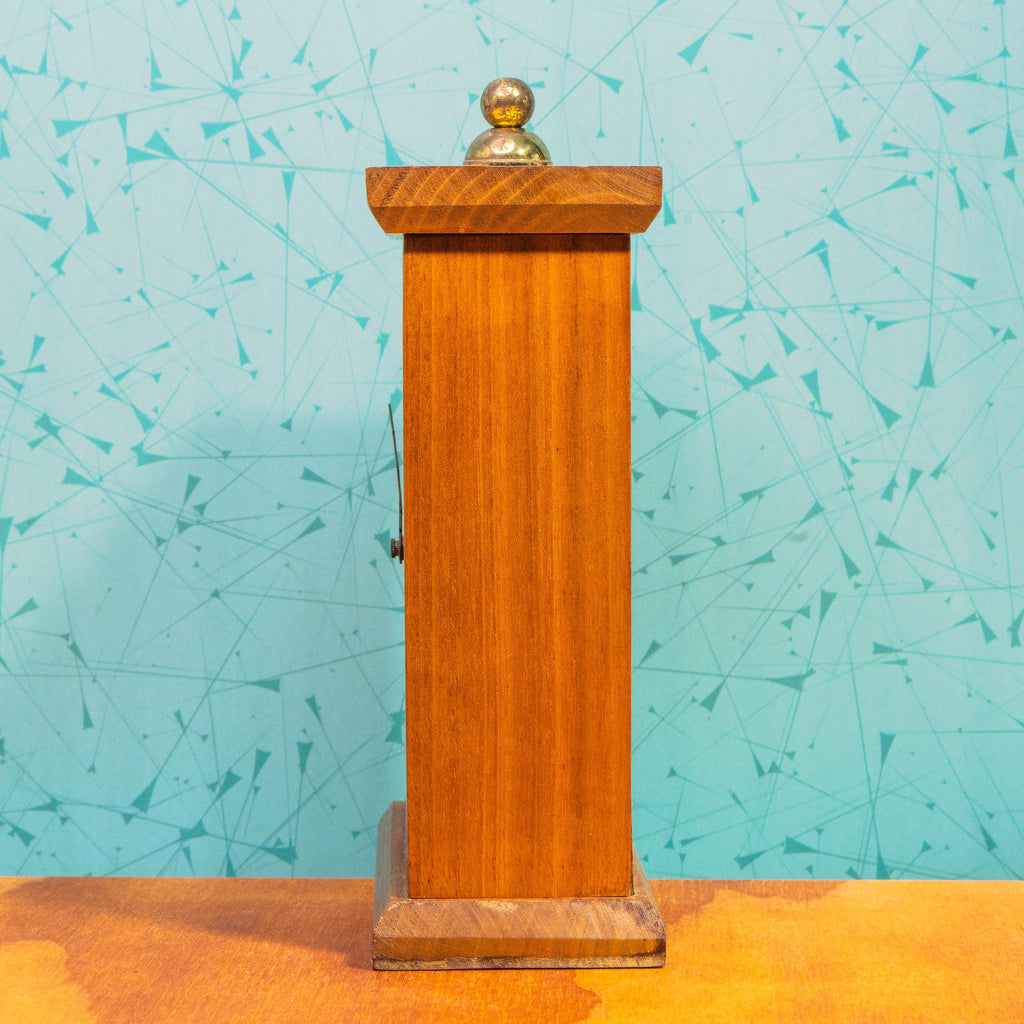 Vintage Phinney-Walker Wooden Mantle Clock (Centennial Circle Equitable of Iowa 1867-1967) | Mid Century