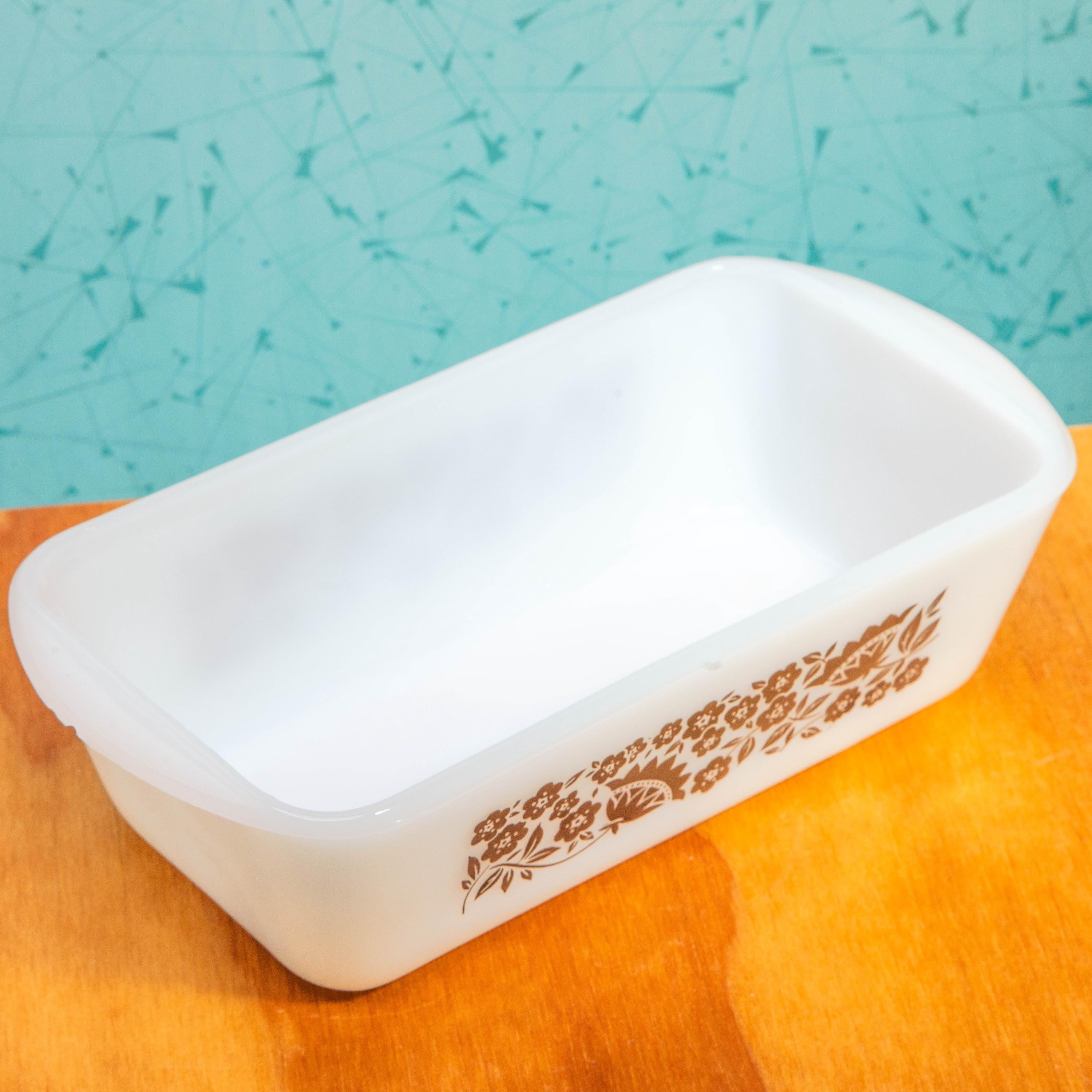 Vintage Glasbake J522-1 1/2 Quart Bread Baking Dish | Mid Century Bakeware