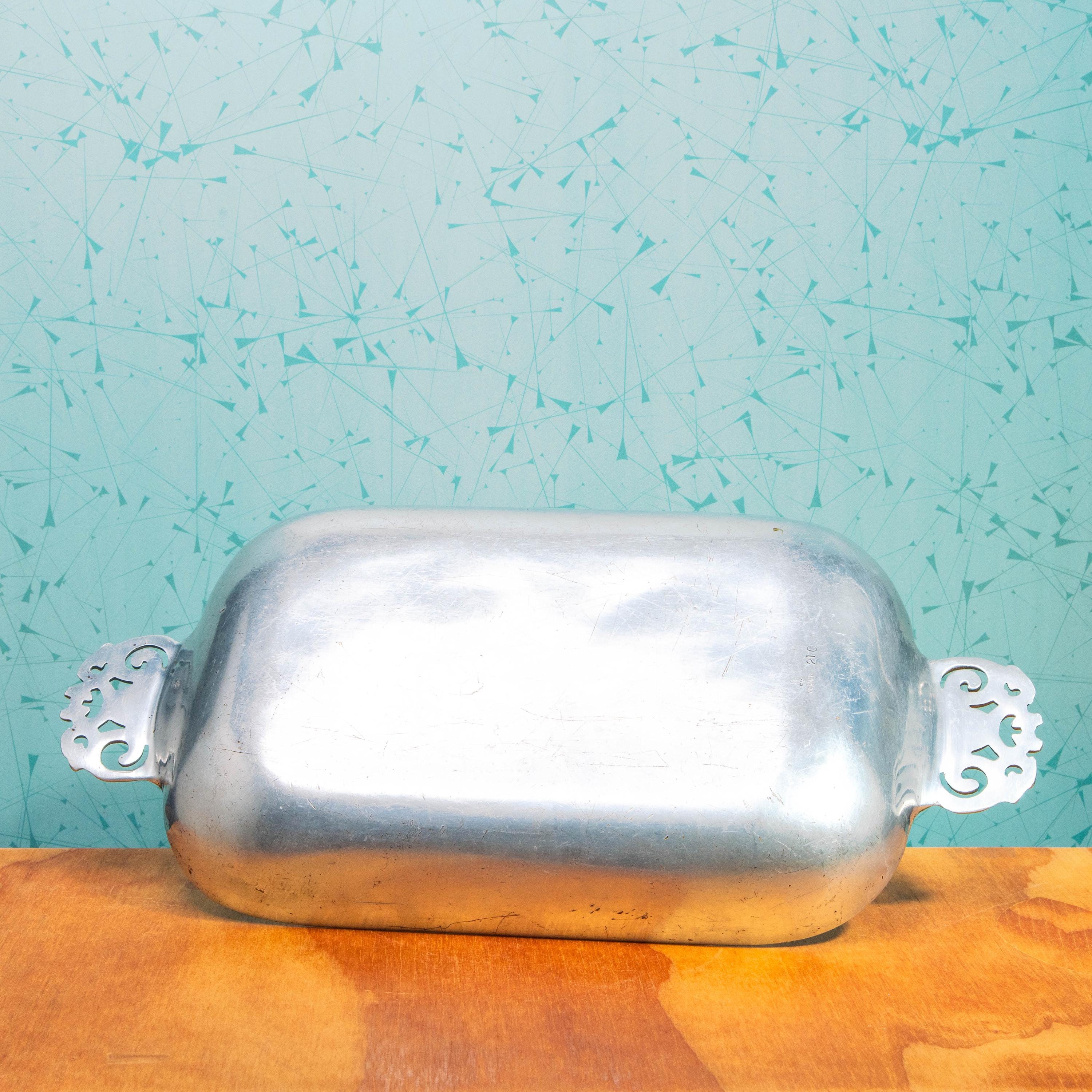 Vintage Nambe 210 Metal Alloy Baking Dish | Mid Century Cookware