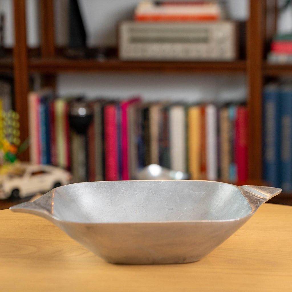 Vintage Nambe 516 Metal Alloy Baking Dish with Lid | Mid Century Cookware