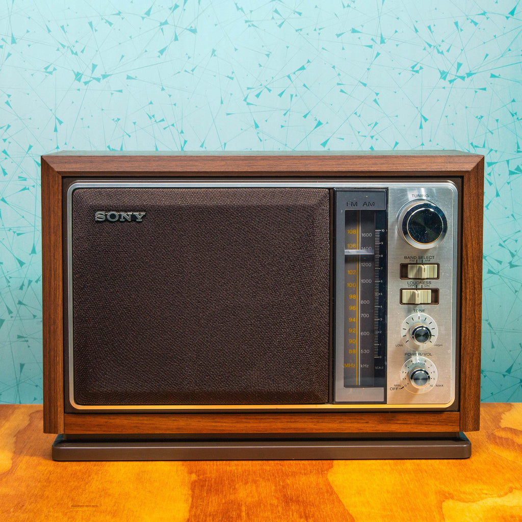 Vintage Sony ICF-9740W FM/AM 2-Band Radio | Mid Century Electronics