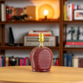 Vintage Red Beehive Desk Table Nightstand Lamp | Mid Century