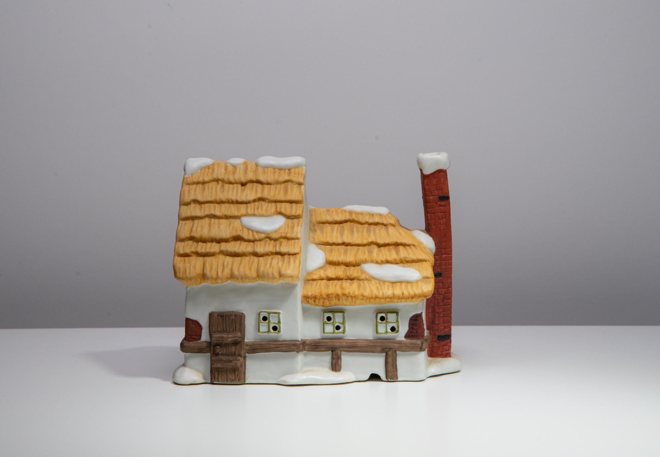 Vintage Seymour Mann Porcelain Light Up House - Cratchit's | Christmas Decoration
