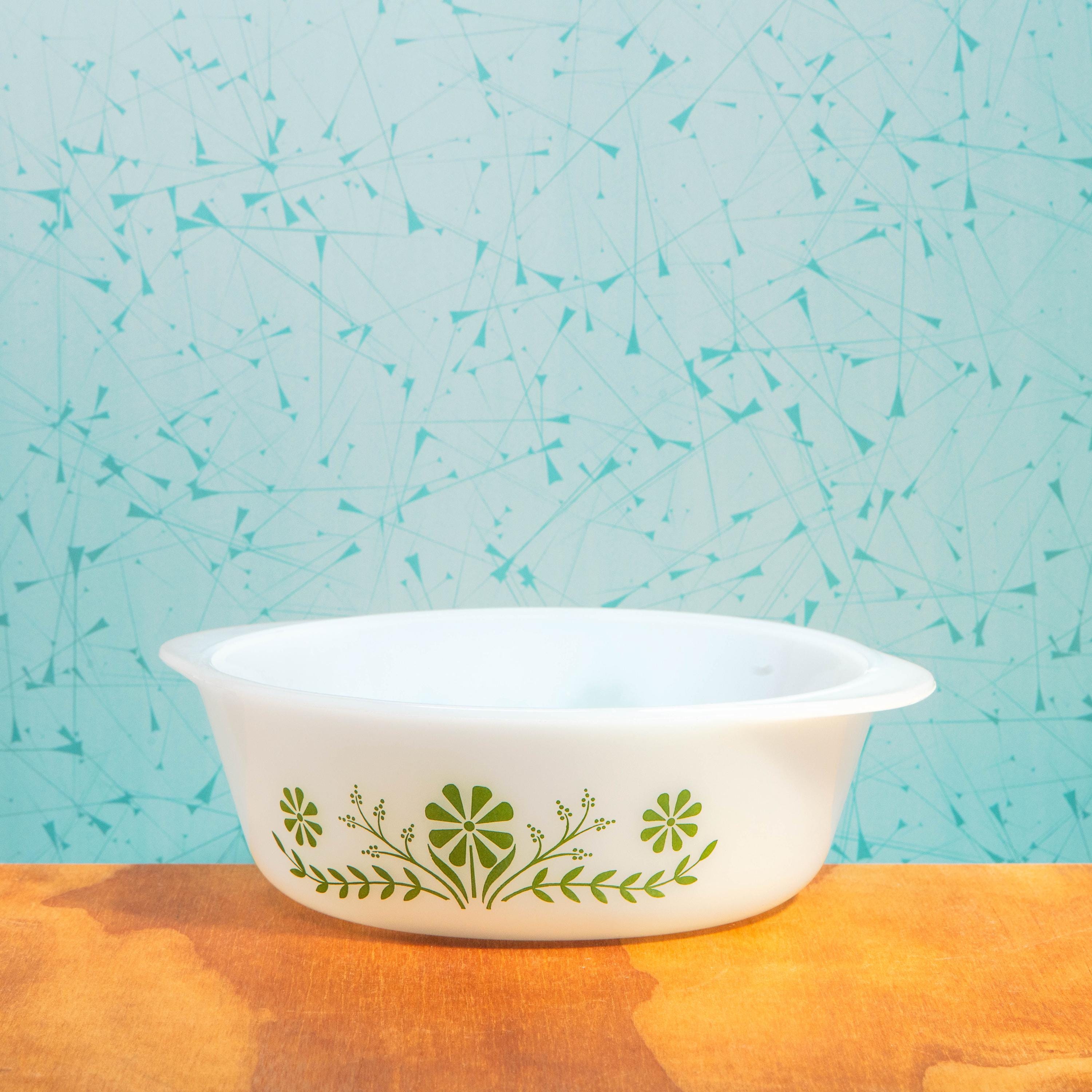 Vintage Glasbake J-2600 1 1/2 Quart Baking Dish | Mid Century Bakeware