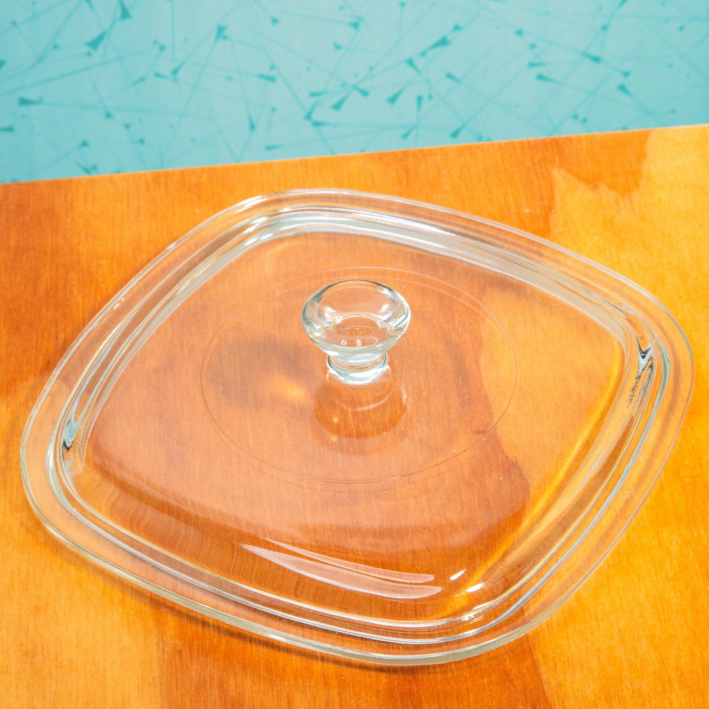 Corning Ware Blue Cornflower P-1-B 1 Quart Baking Dish with P-7-C Lid | Mid Century Bakeware