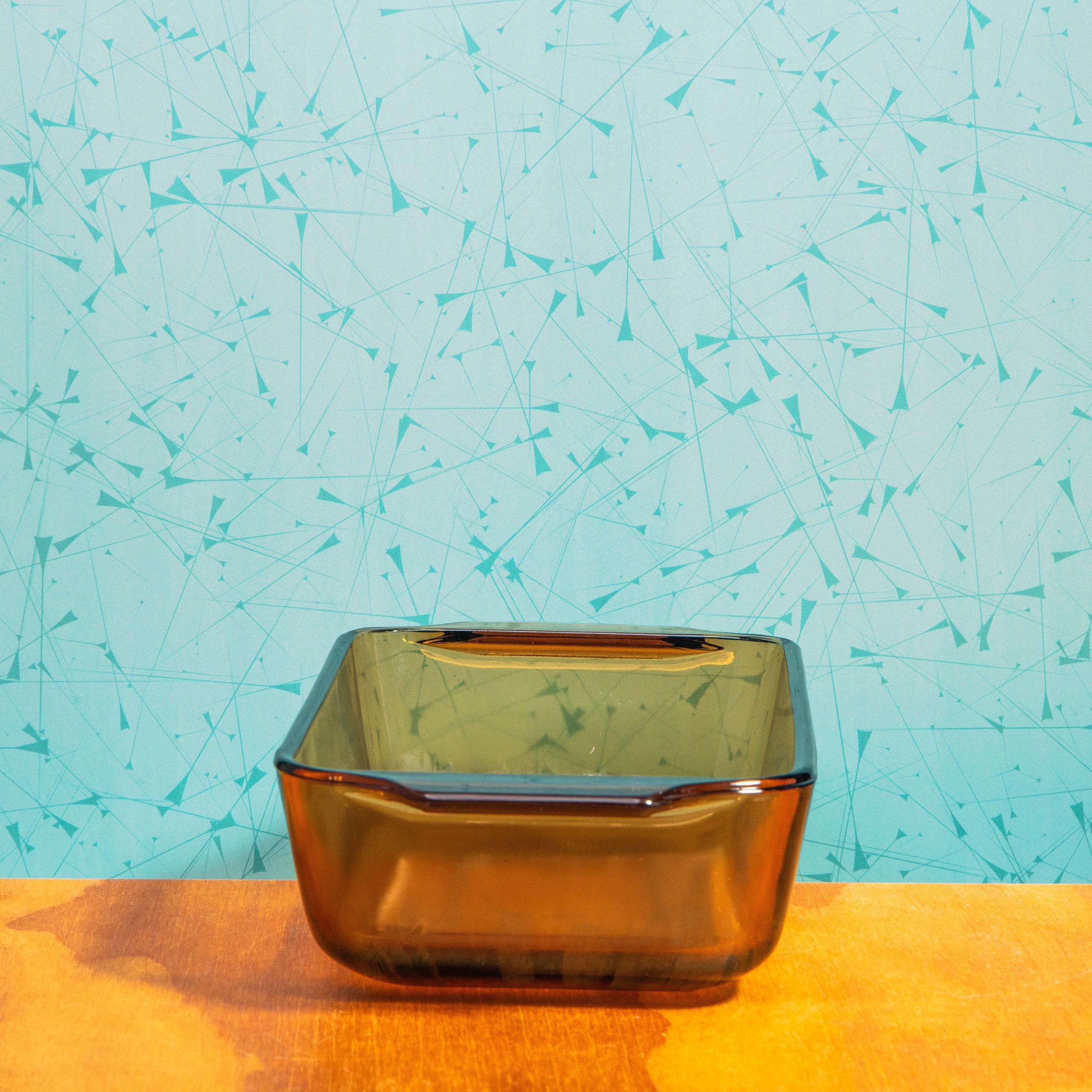 Vintage Anchor Hocking Fire King 441 Amber Glass Bread Baking Dish | Mid Century Bakeware