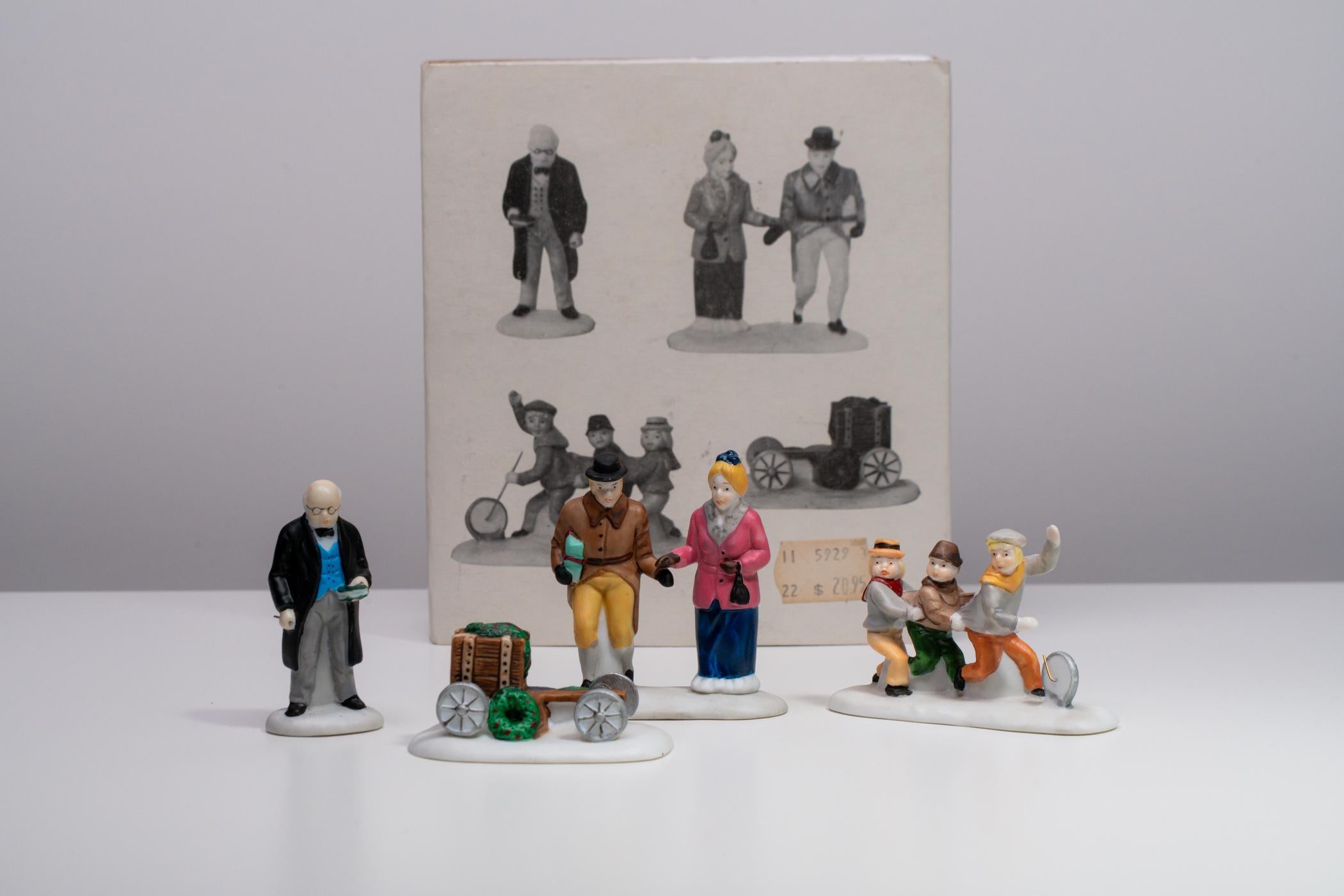 Vintage Department 56 Heritage Village Accessory - Nicholas Nickelby | Christmas Decoration