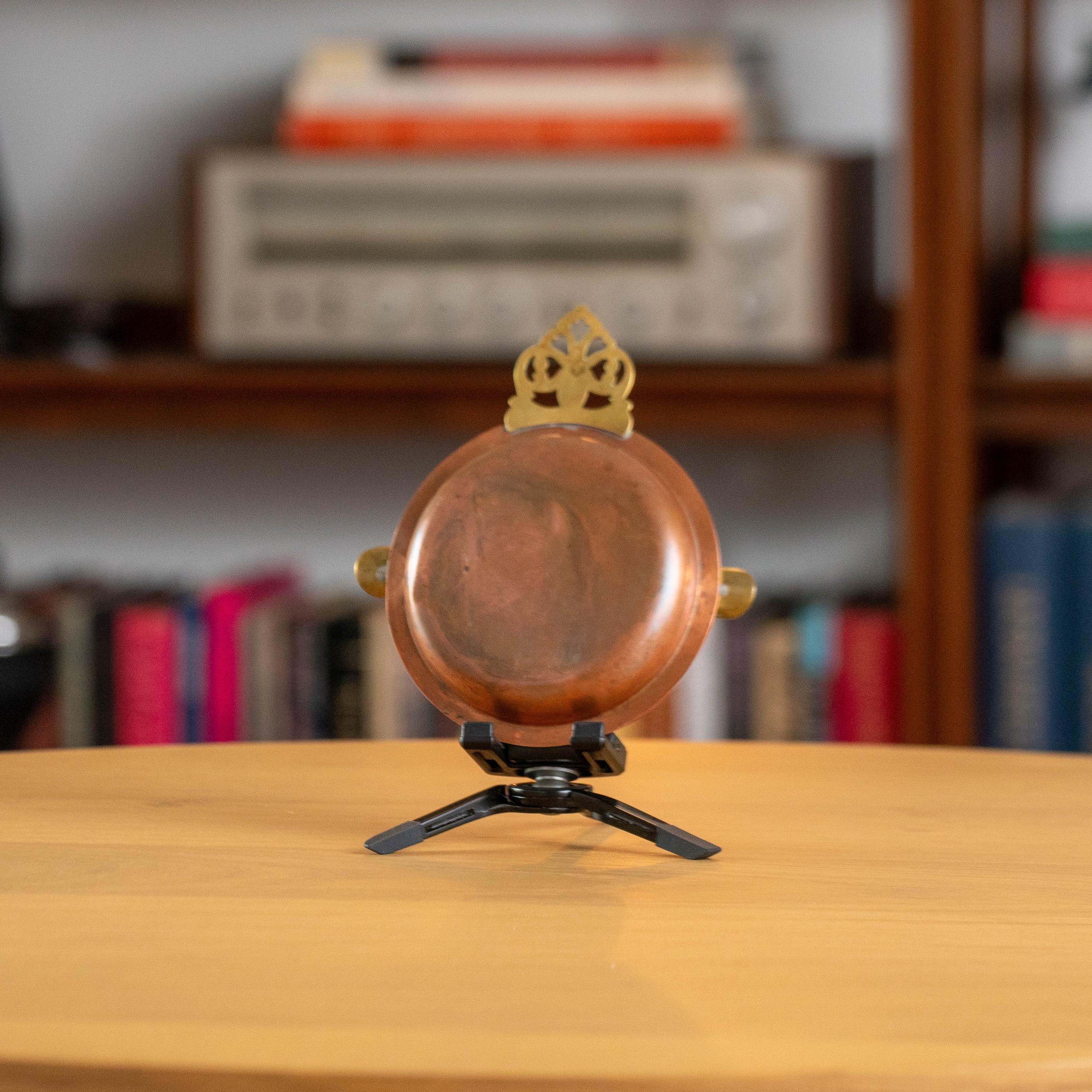 Vintage Copper and Brass Small Ashtray | Mid Century Decor