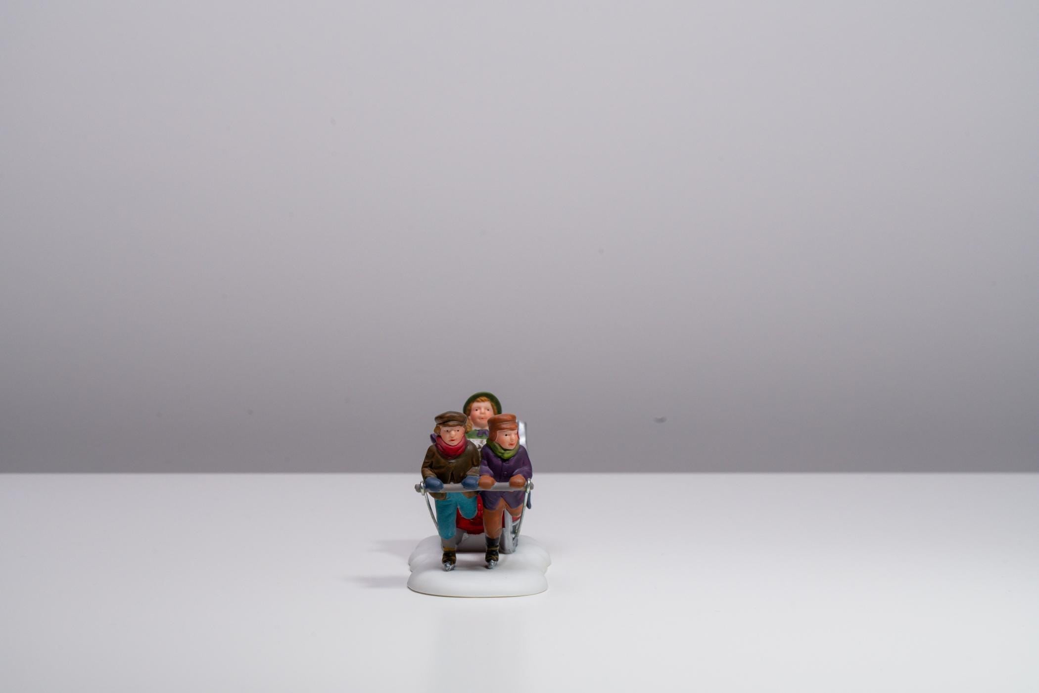 Vintage Department 56 Heritage Village Accessory - Winter Sleigh Ride | Christmas Decoration