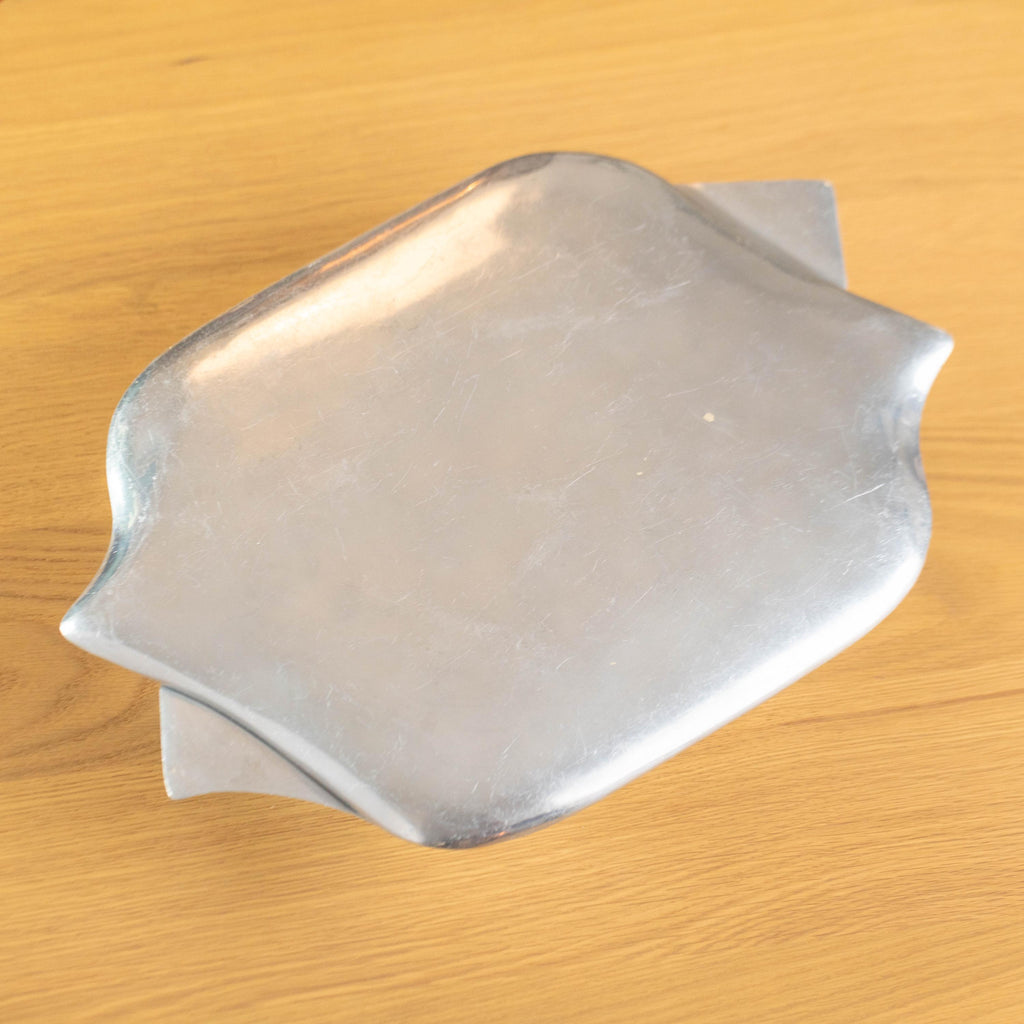 Vintage Nambe 516 Metal Alloy Baking Dish with Lid | Mid Century Cookware