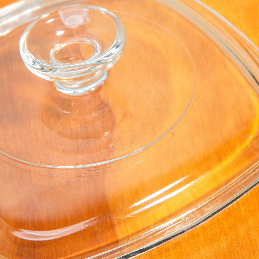 Corning Ware Blue Cornflower P-1-B 1 Quart Baking Dish with Pyrex A7C Lid | Mid Century Bakeware