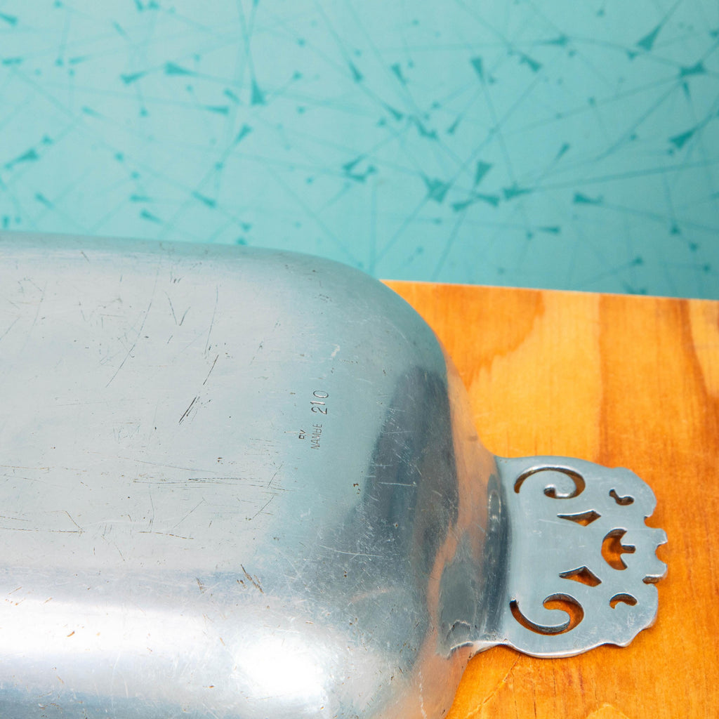 Vintage Nambe 210 Metal Alloy Baking Dish | Mid Century Cookware