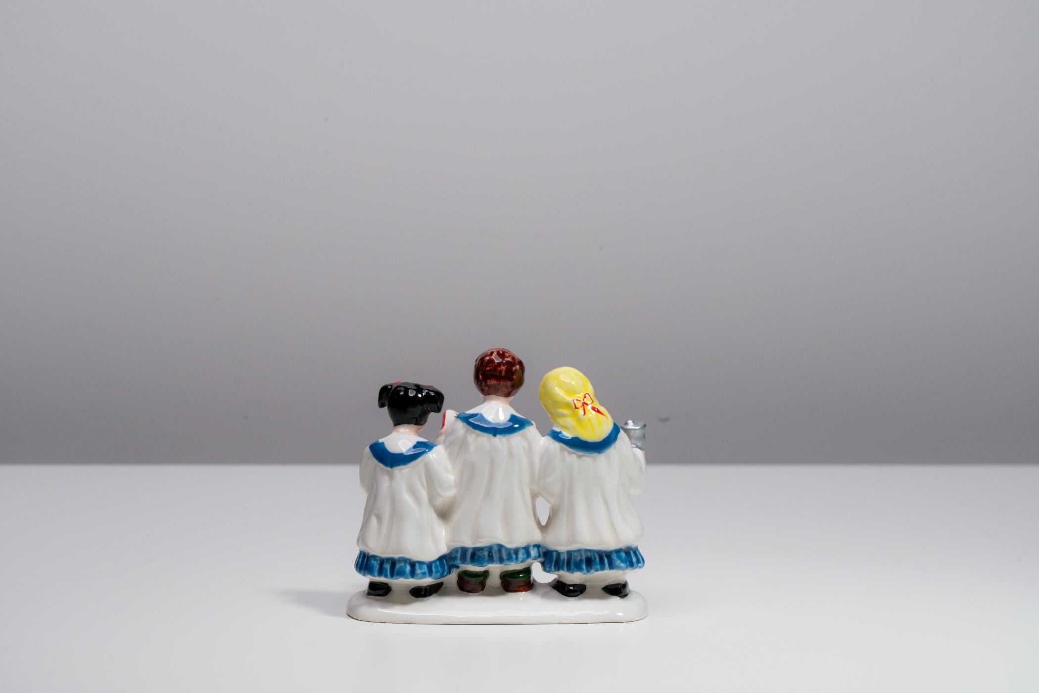 Vintage Department 56 Snow Village Accessory - Sunday School Serenade | Christmas Decoration