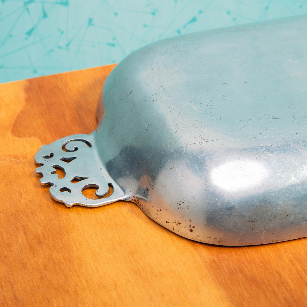 Vintage Nambe 210 Metal Alloy Baking Dish | Mid Century Cookware