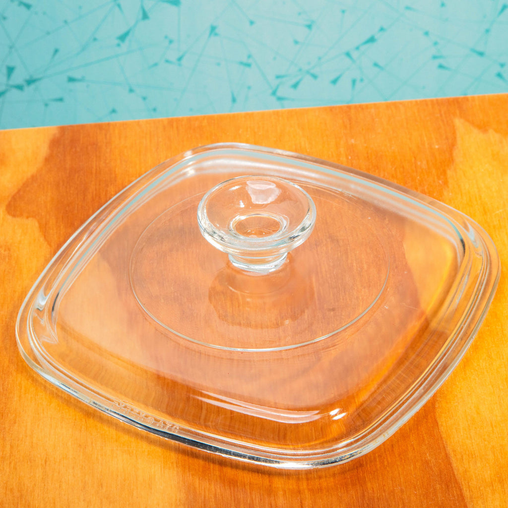 Corning Ware Blue Cornflower P-1-B 1 Quart Baking Dish with Pyrex A7C Lid | Mid Century Bakeware