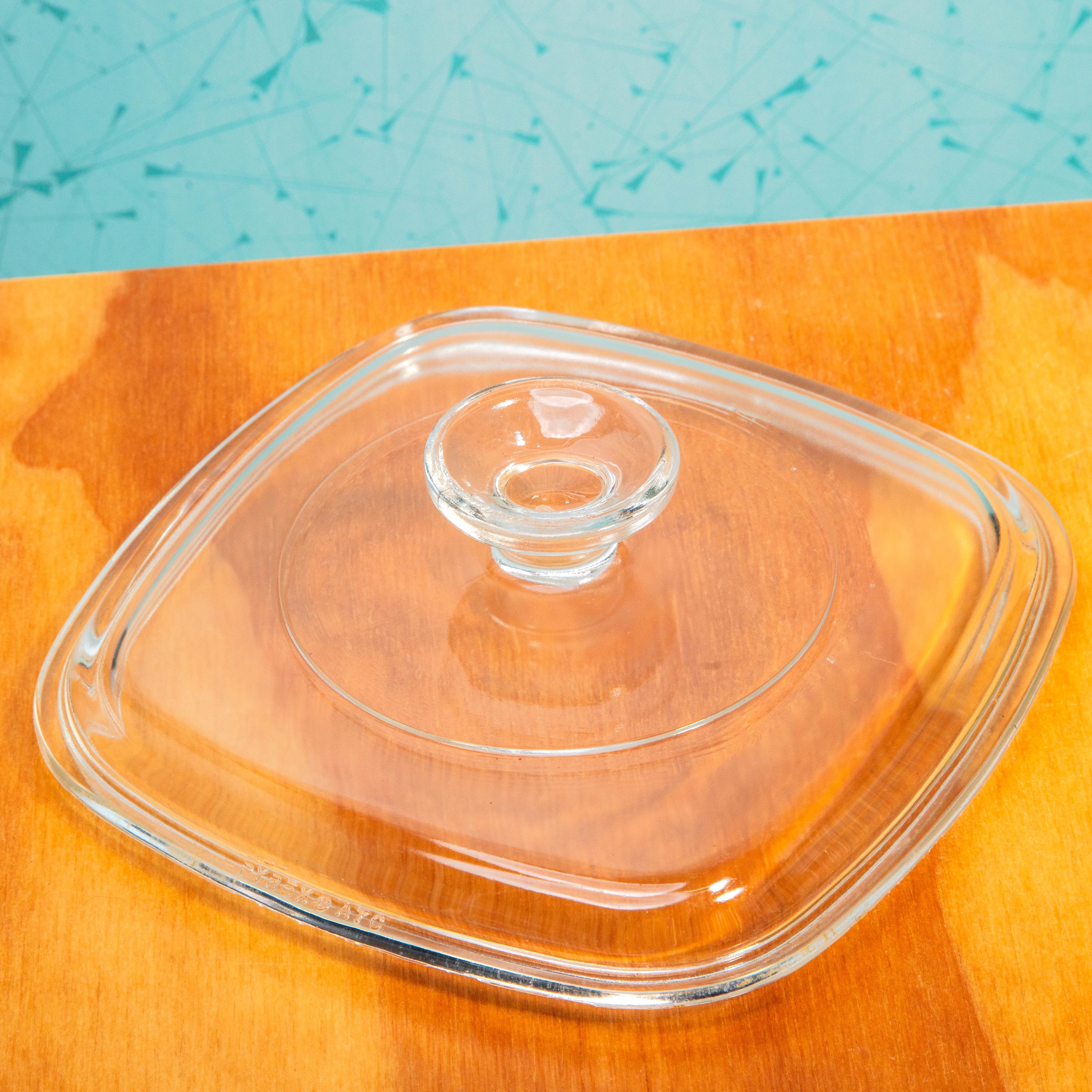 Corning Ware Blue Cornflower P-1-B 1 Quart Baking Dish with Pyrex A7C Lid | Mid Century Bakeware