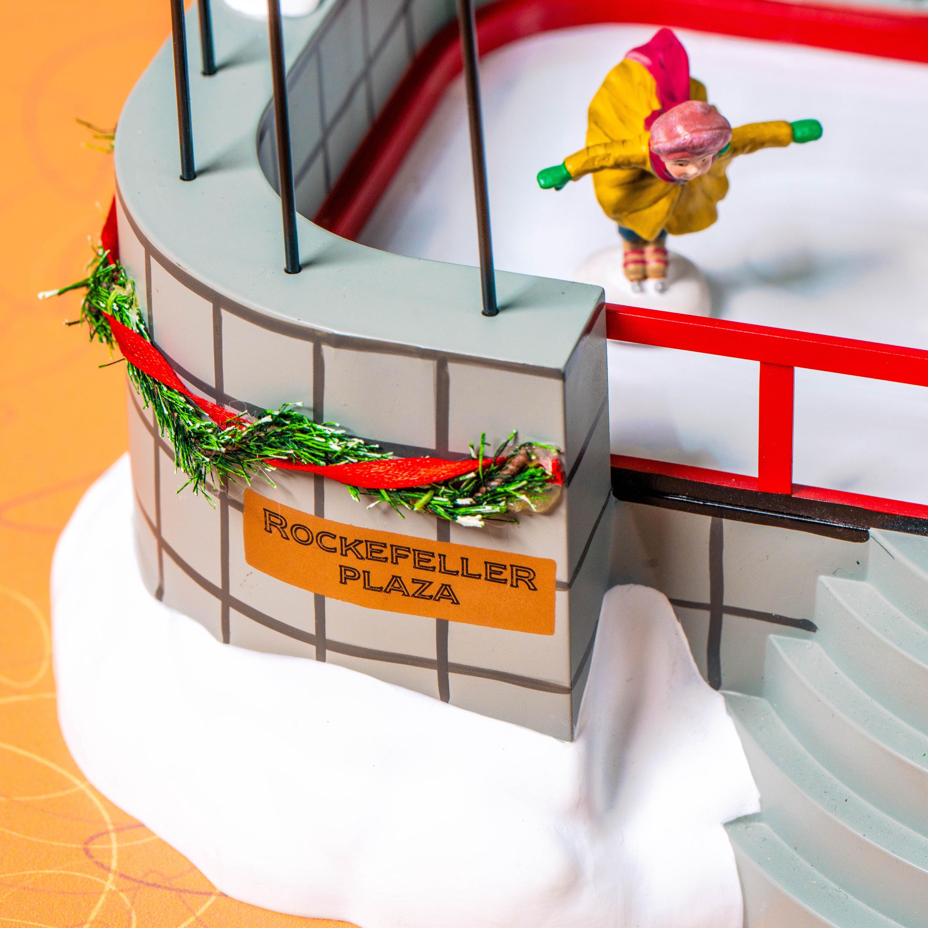 Vintage Department 56 Christmas in the City Village Building - Rockefeller Plaza Skating Rink | Christmas Decoration