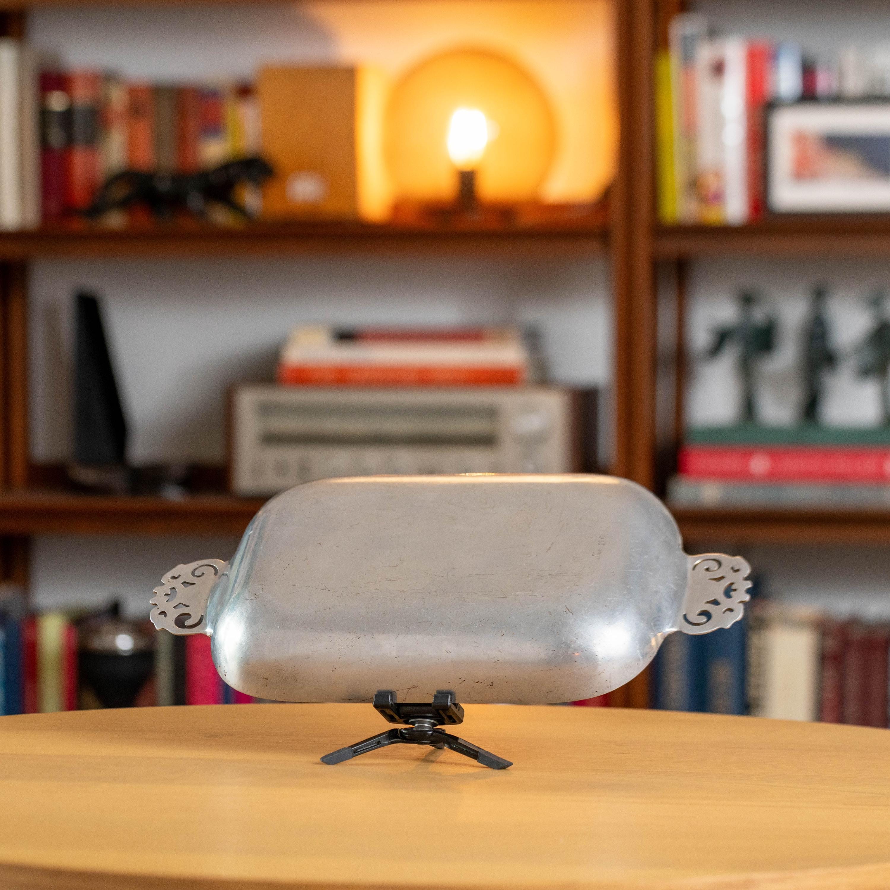 Vintage Nambe 210 Metal Alloy Baking Dish | Mid Century Cookware