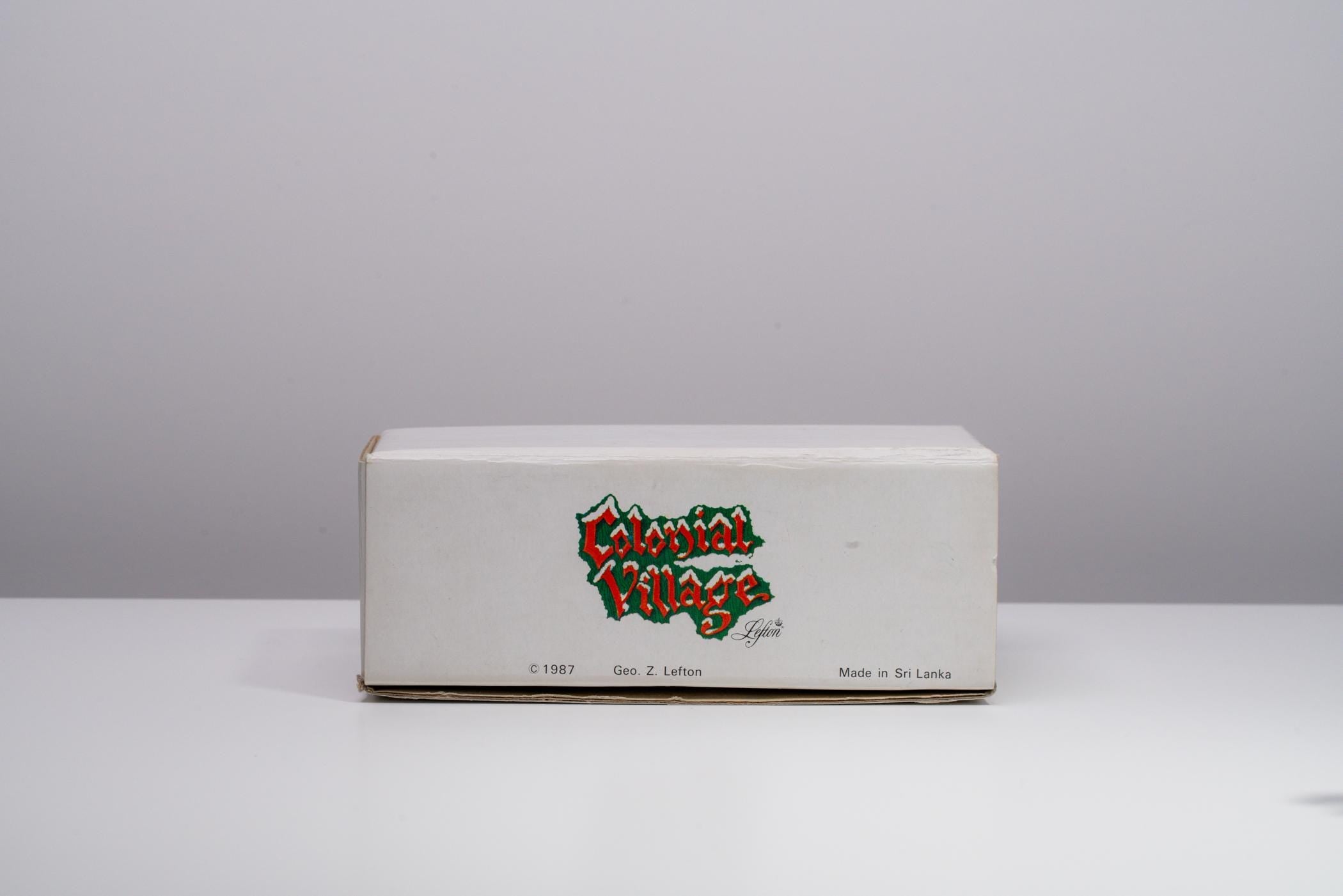 Vintage Lefton Colonial Village Fire Pump Wagon Village Accessory - TSD 06458 | Christmas Decoration