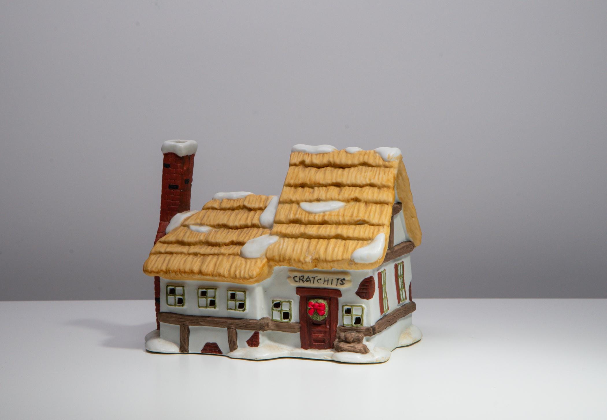 Vintage Seymour Mann Porcelain Light Up House - Cratchit's | Christmas Decoration