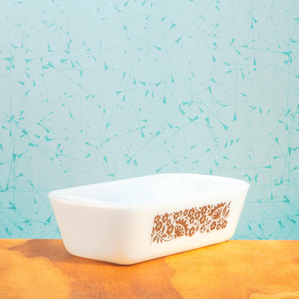 Vintage Glasbake J522-1 1/2 Quart Bread Baking Dish | Mid Century Bakeware