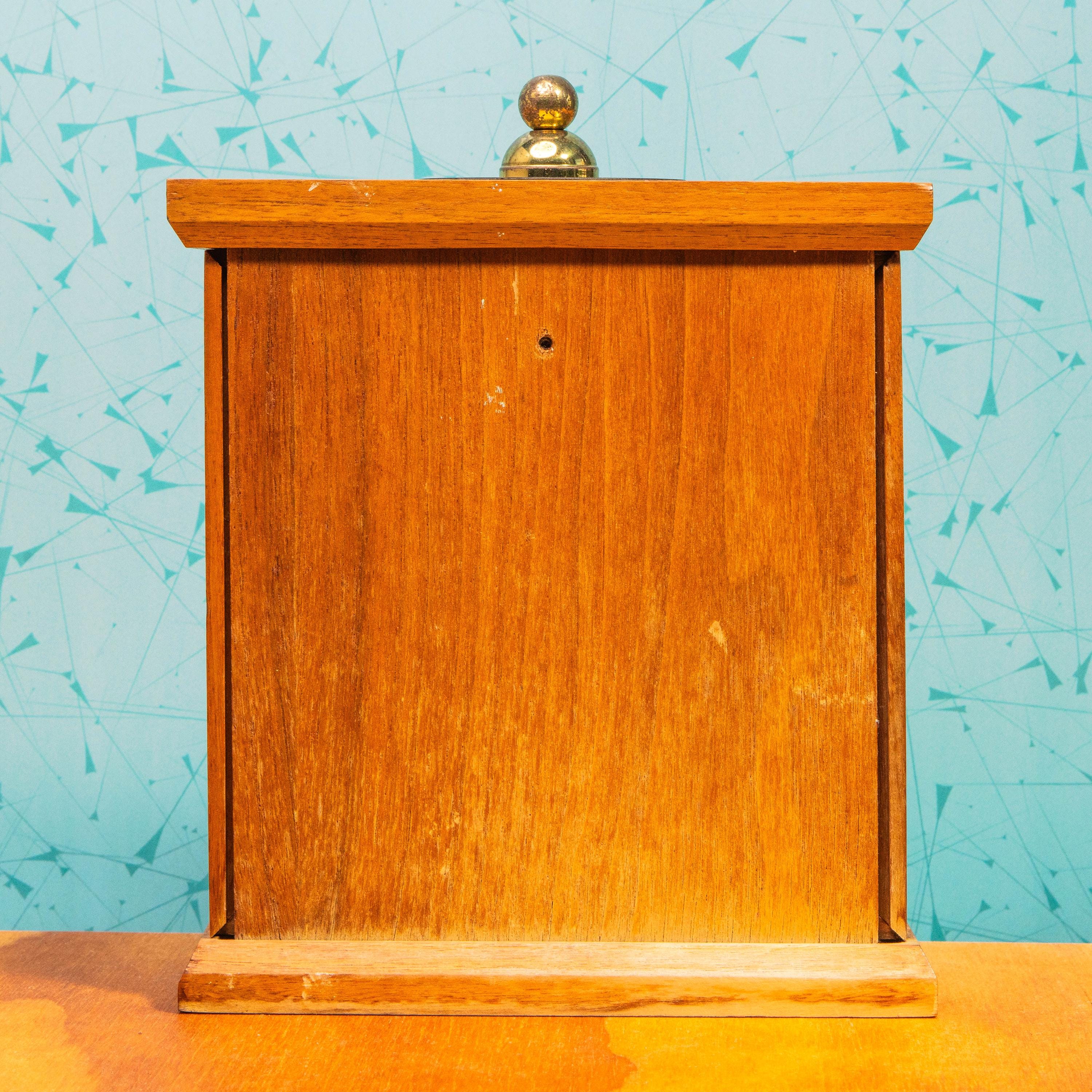 Vintage Phinney-Walker Wooden Mantle Clock (Centennial Circle Equitable of Iowa 1867-1967) | Mid Century