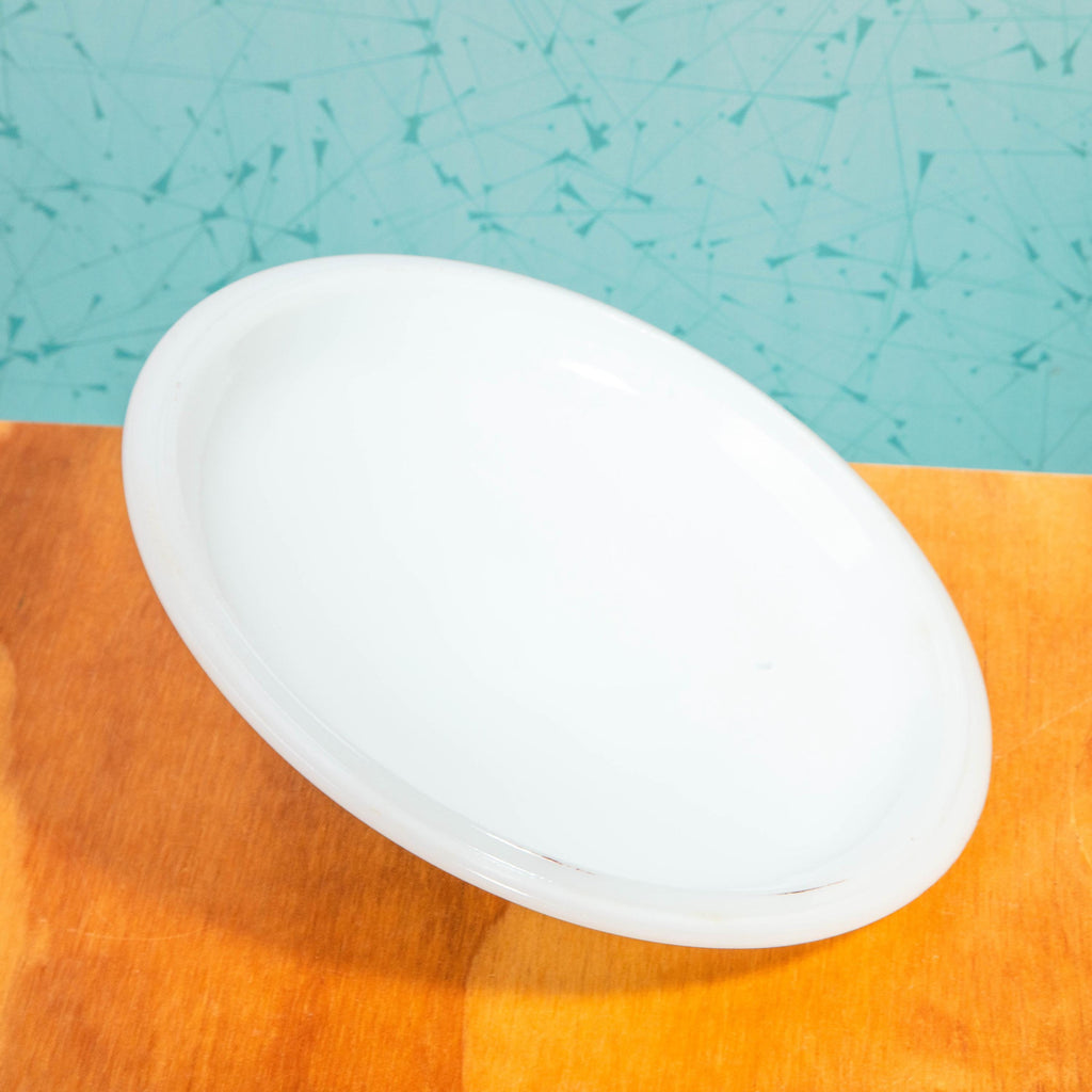 Vintage Glasbake J2429 8 Inch Baking Dish with Lid | Mid Century Bakeware