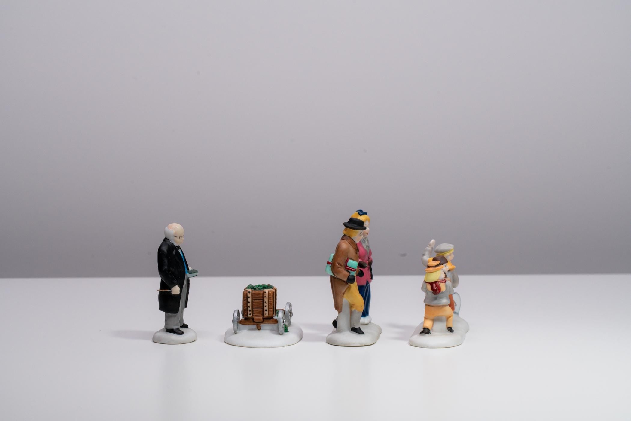 Vintage Department 56 Heritage Village Accessory - Nicholas Nickelby | Christmas Decoration