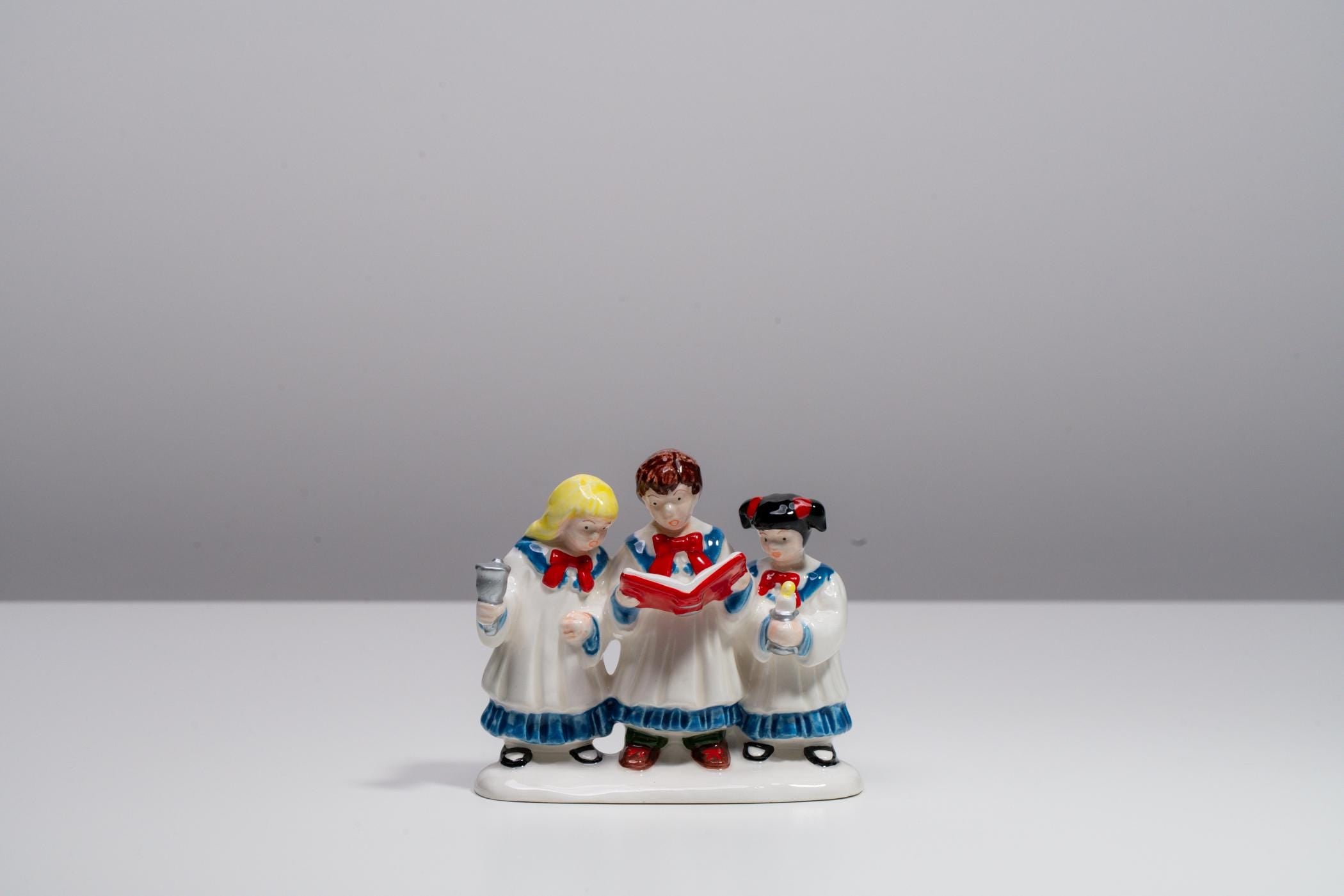 Vintage Department 56 Snow Village Accessory - Sunday School Serenade | Christmas Decoration