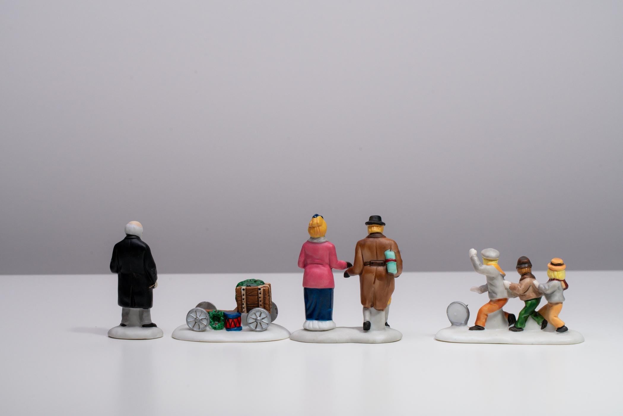 Vintage Department 56 Heritage Village Accessory - Nicholas Nickelby | Christmas Decoration