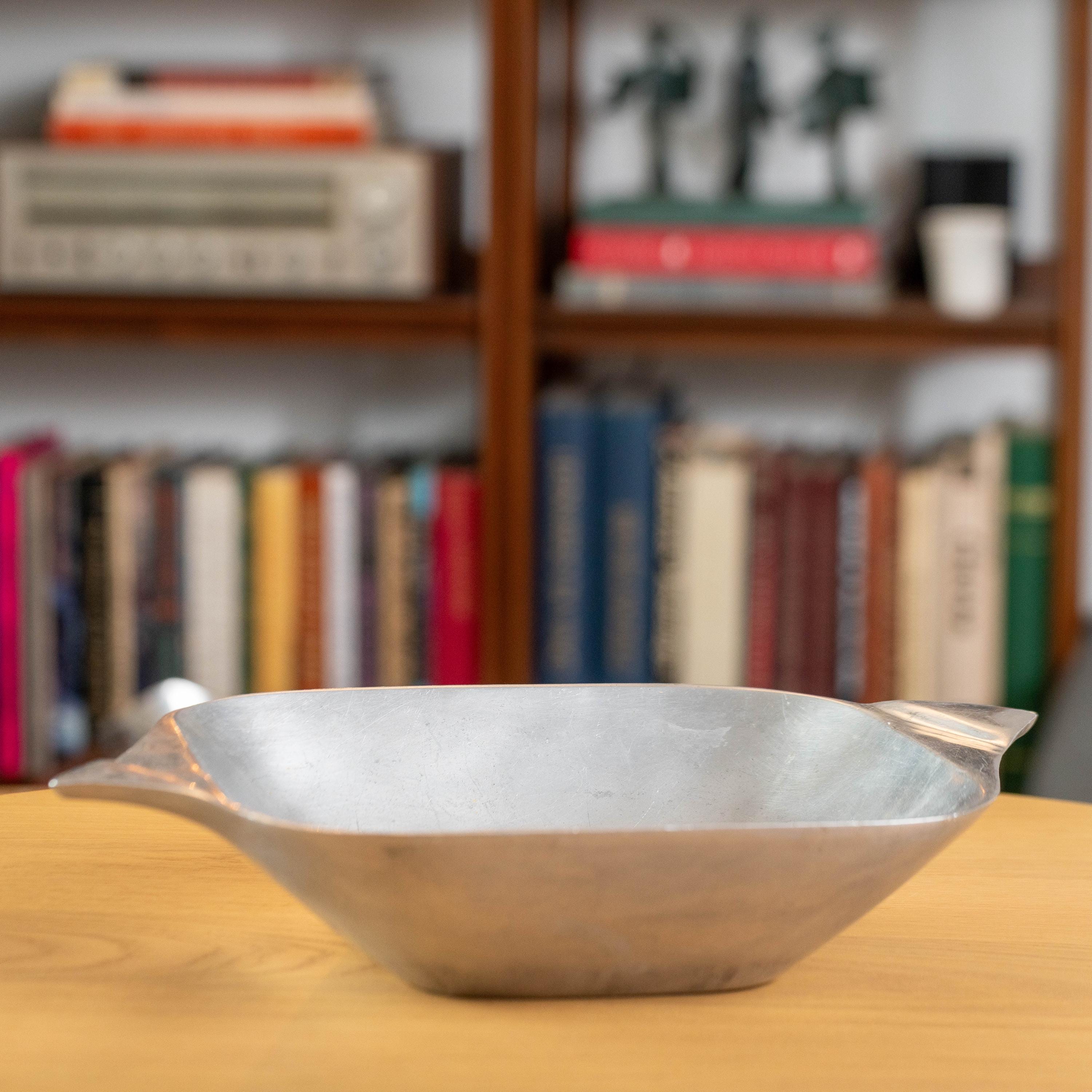 Vintage Nambe 516 Metal Alloy Baking Dish with Lid | Mid Century Cookware