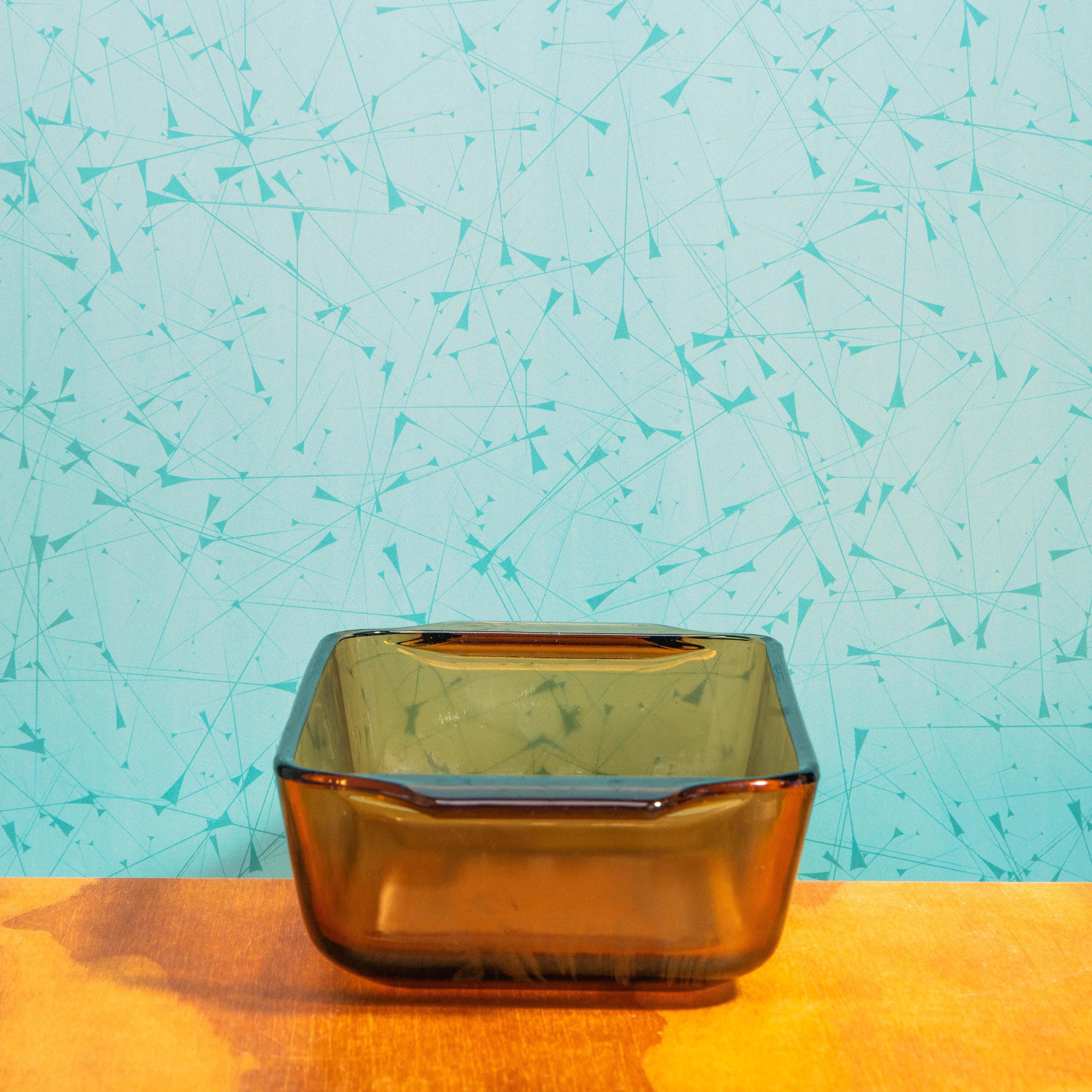 Vintage Anchor Hocking Fire King 441 Amber Glass Bread Baking Dish | Mid Century Bakeware