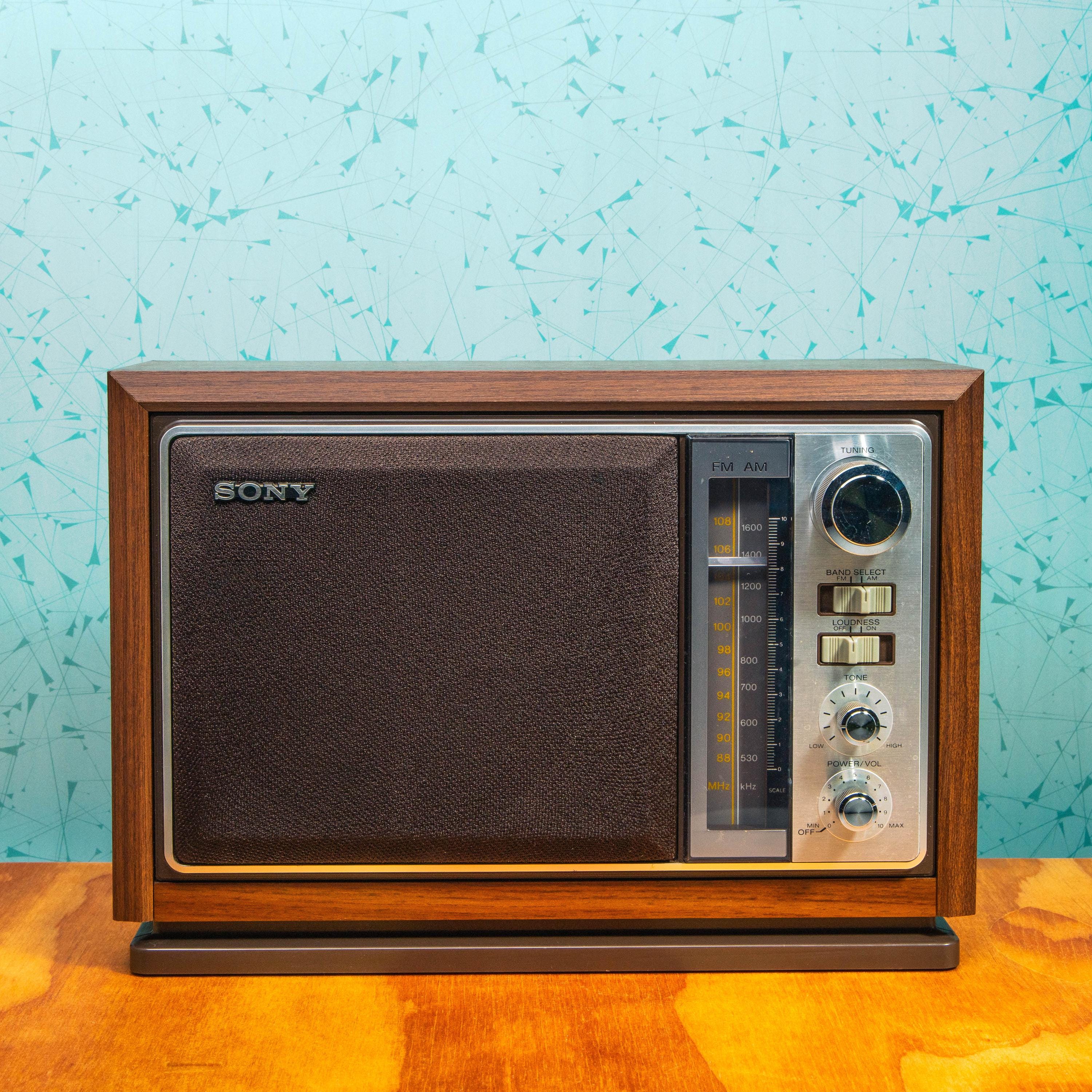 Vintage Sony ICF-9740W FM/AM 2-Band Radio | Mid Century Electronics