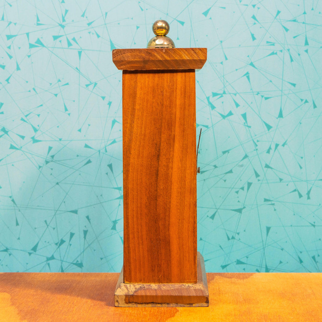 Vintage Phinney-Walker Wooden Mantle Clock (Centennial Circle Equitable of Iowa 1867-1967) | Mid Century