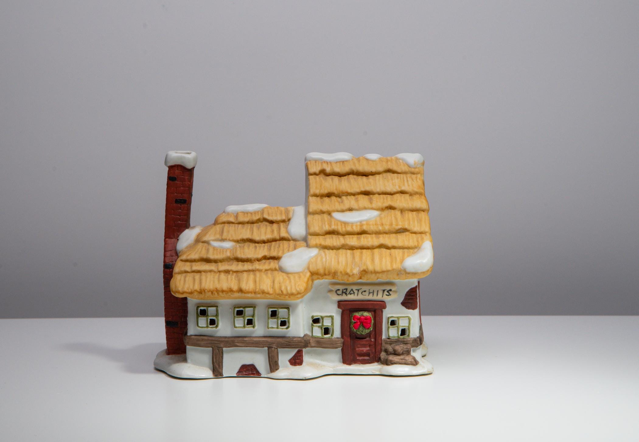 Vintage Seymour Mann Porcelain Light Up House - Cratchit's | Christmas Decoration