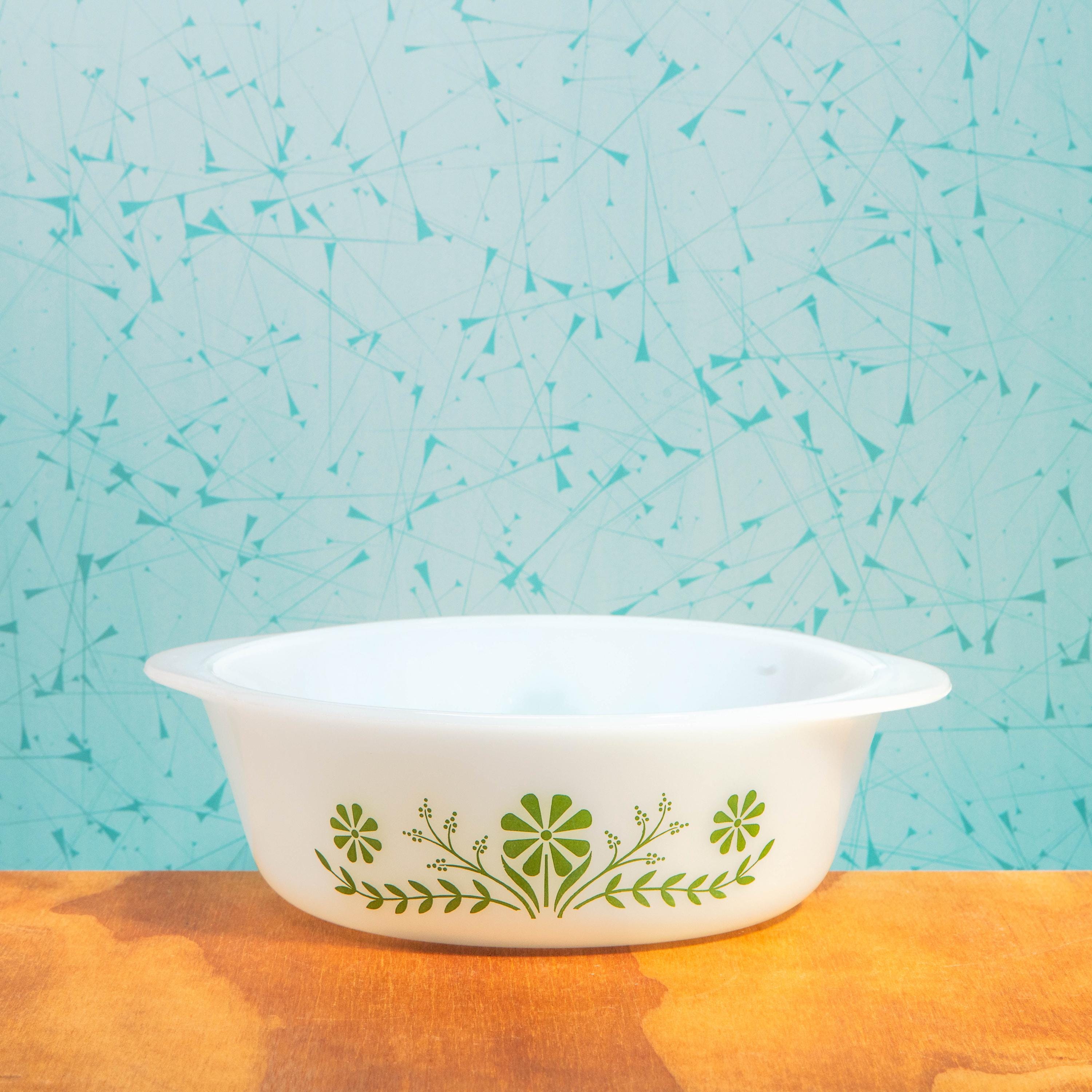 Vintage Glasbake J-2600 1 1/2 Quart Baking Dish | Mid Century Bakeware