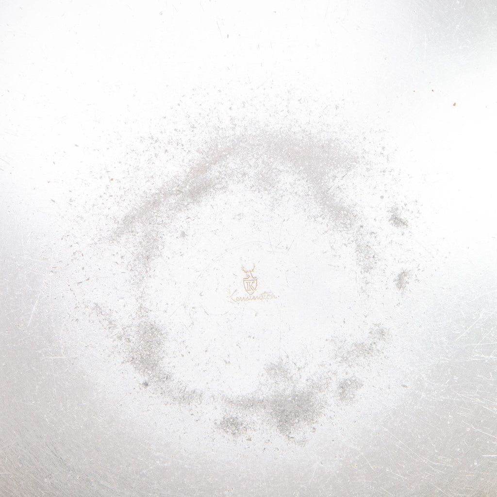 Vintage Pewter Kensington Deer Plate | Mid Century Kitchenware