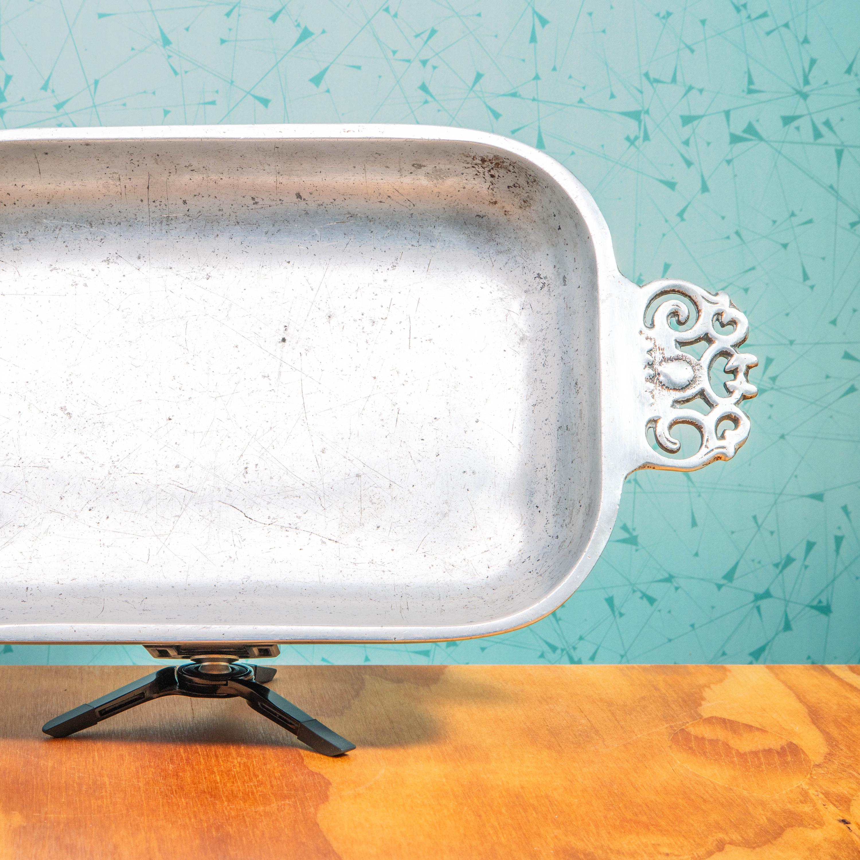 Vintage Nambe 210 Metal Alloy Baking Dish | Mid Century Cookware
